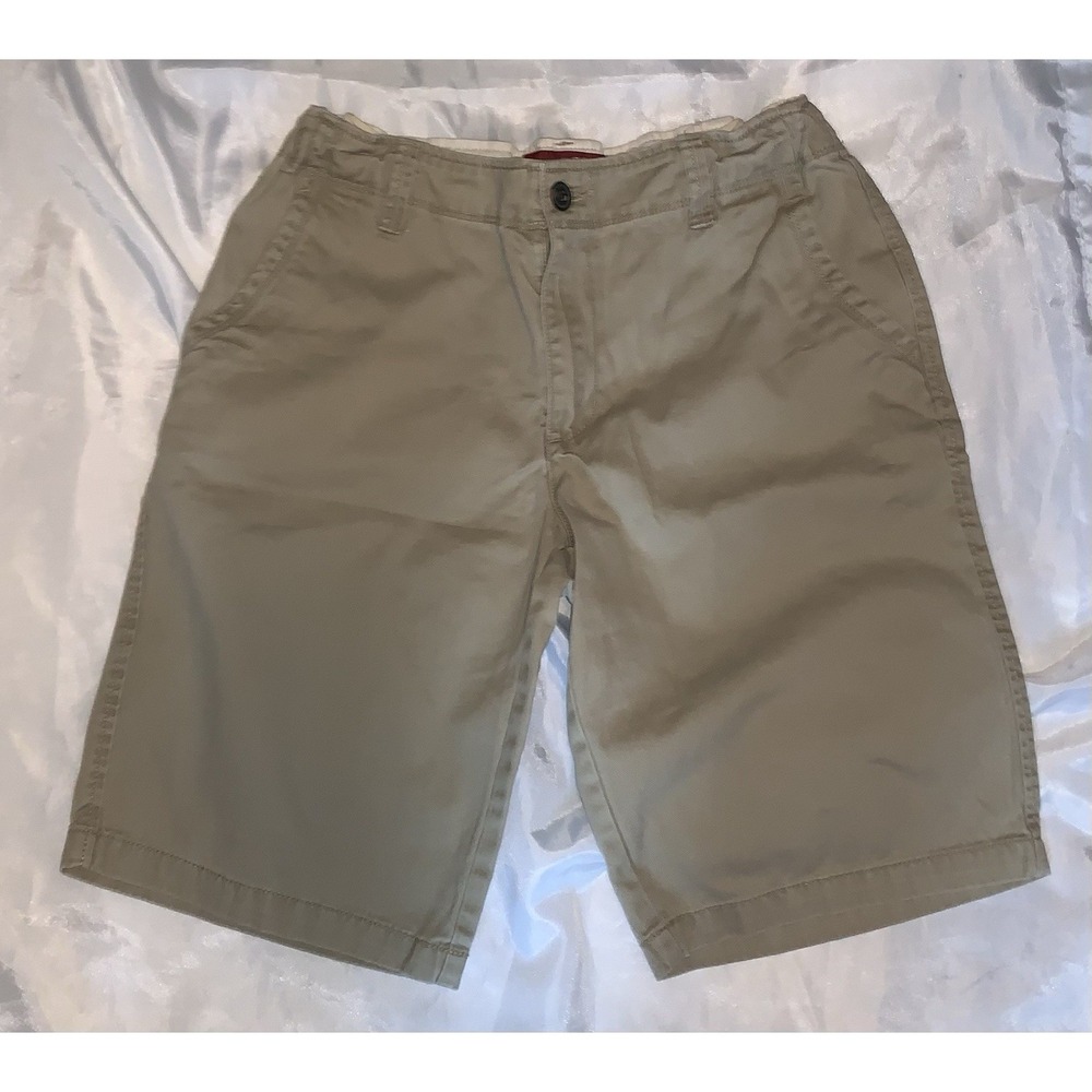 Arizona Jean Company Khaki‎ Tan Chino Bermuda Shorts Size 18 Husky 2049 !
